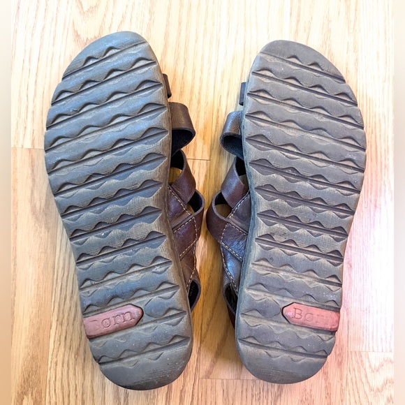 Born Brown Leather Sandals - Picture 3 of 4